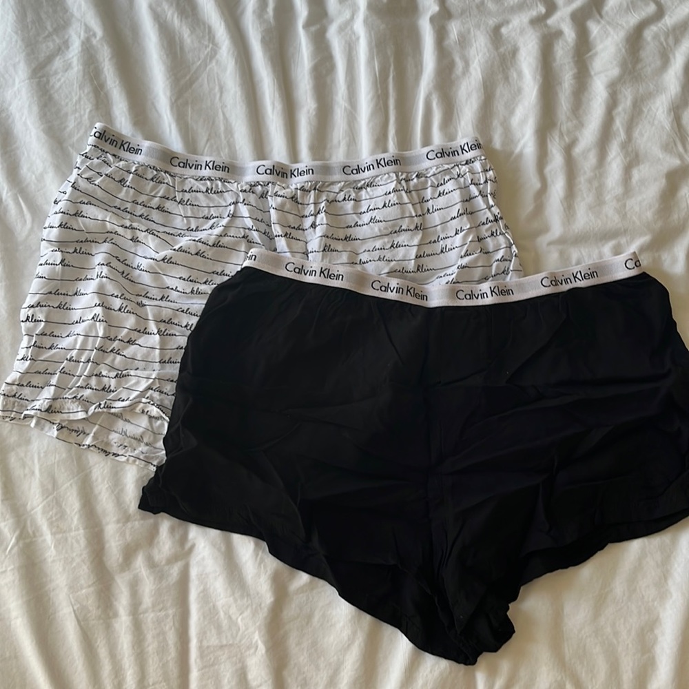 Set of Two Calvin Klein Sleepwear PJ shorts